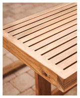 Canadell Bench, Nature teak, B:130