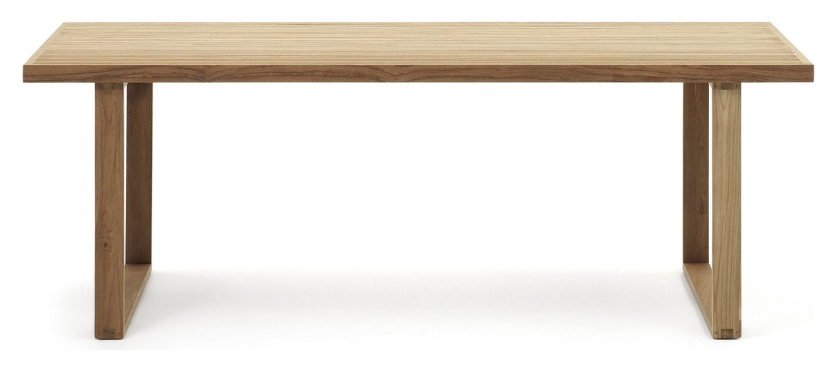 Canadell Garden Table, Nature teak, 220x100