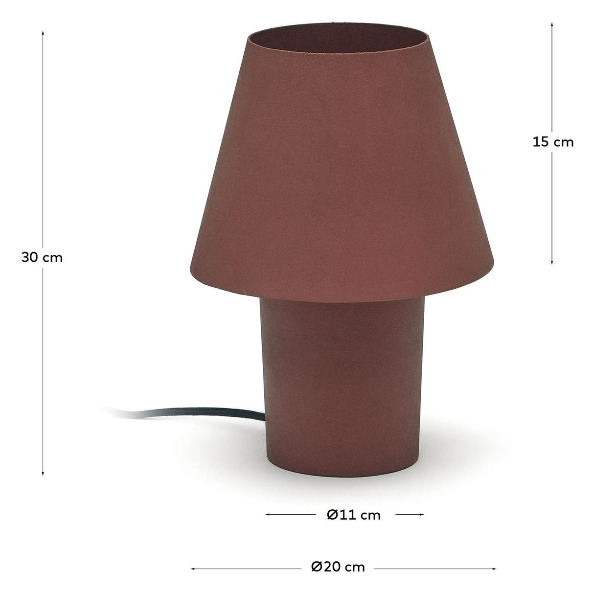 Canapost Table lamp, Terracotta