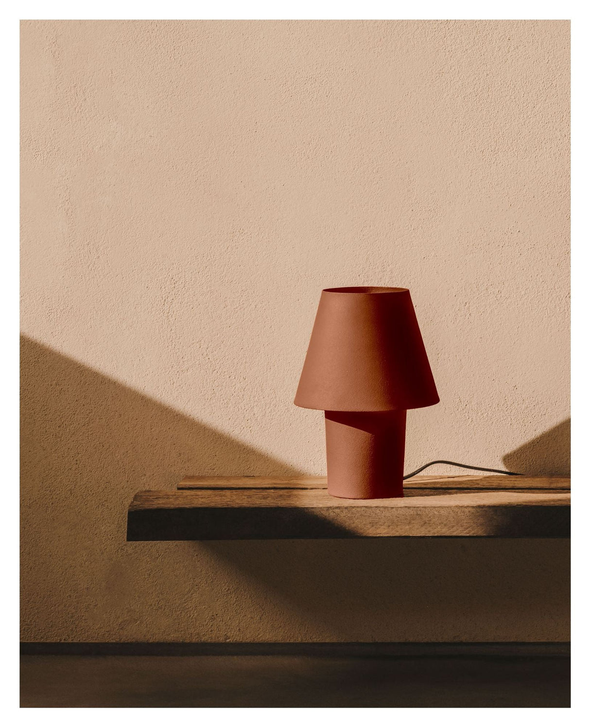 Canapost Table lamp, Terracotta