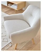 Candela Lounge Chair, Gray Fleece