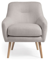 Candela Lounge Chair, Gray Fleece