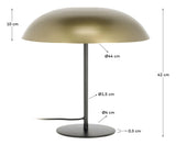 Carlisa Table Lamp Golden