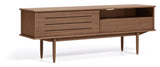 Carolin Table w. door, 1 drawer, 180x83,5, Walnut