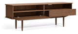 Carolin Table w. door, 1 drawer, 180x83,5, Walnut