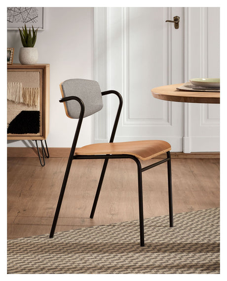 Kave Home Casper Dining Chair Gray