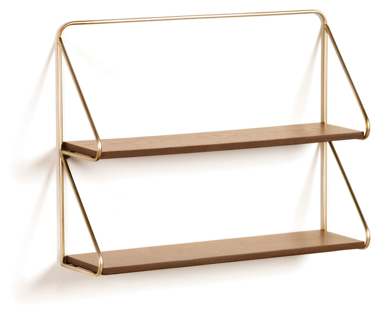 Catrina Shelves, Brown/Golden