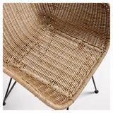 Chart Garden Chair, Polyrattan/Galvanized Steel