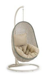 Cira Hanging Chair, Hand-Braided Polyrattan