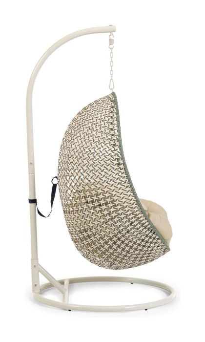 Cira Hanging Chair, Hand-Braided Polyrattan