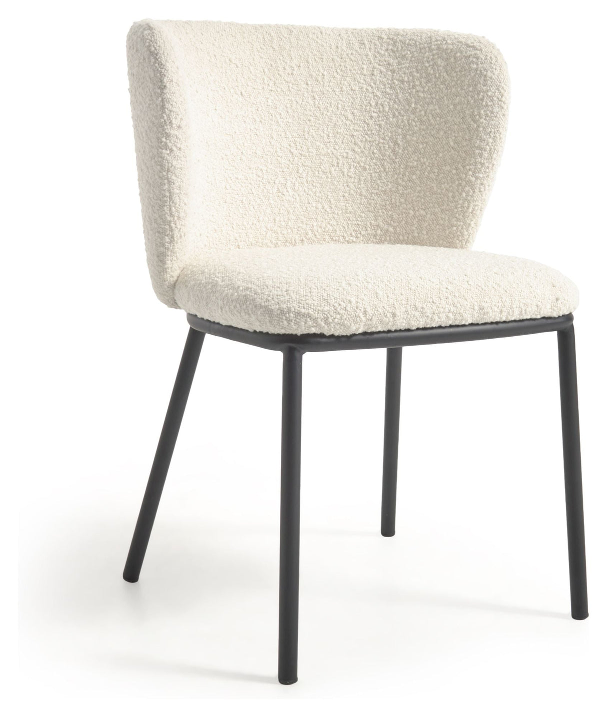 Ciselia Dining chair with white shearling