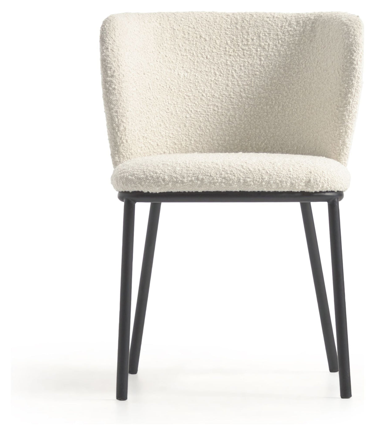 Ciselia Dining chair with white shearling