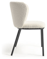 Ciselia Dining chair with white shearling