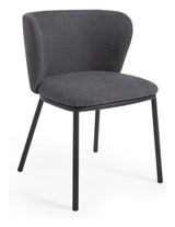 Ciselia Dining Chair, Dark Gray