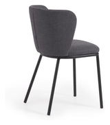 Ciselia Dining Chair, Dark Gray