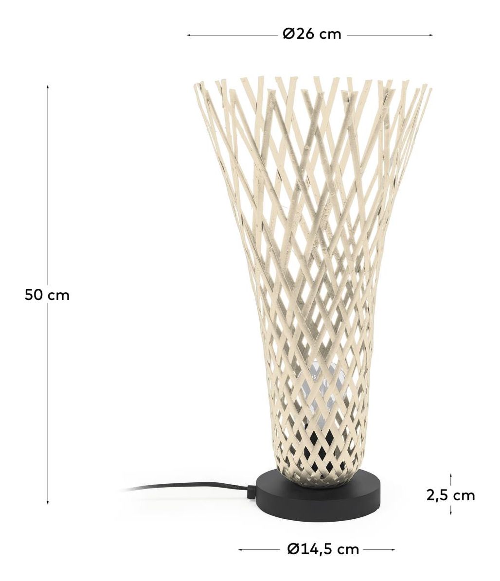 Citalli Table lamp, Bamboo