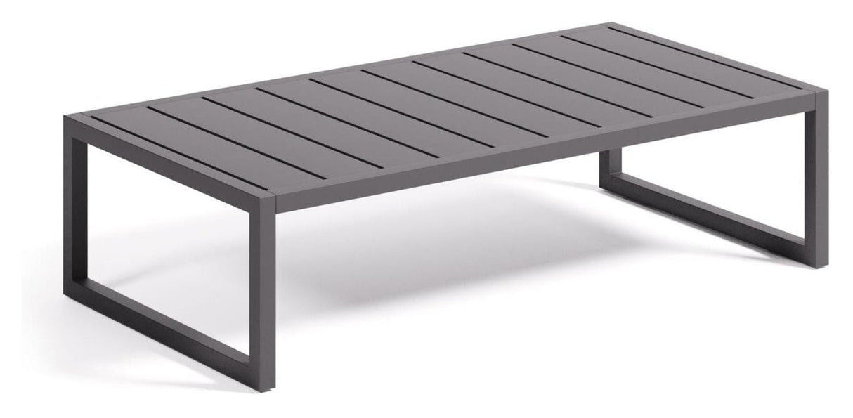 Comova Lounge table 60x114, Black aluminum