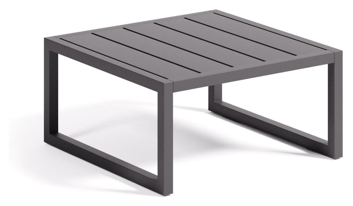 Comova Lounge table 60x60, Black aluminum