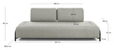 Compo 3-pers. Sofa, Beige