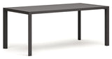 Culip Garden Table, Gray Alu, 180x90