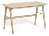 Curie Desk in solid rubber wood, 120x60