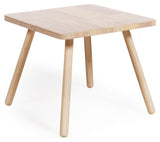 Dilcia Children's table, 55x55, Solid rubber wood