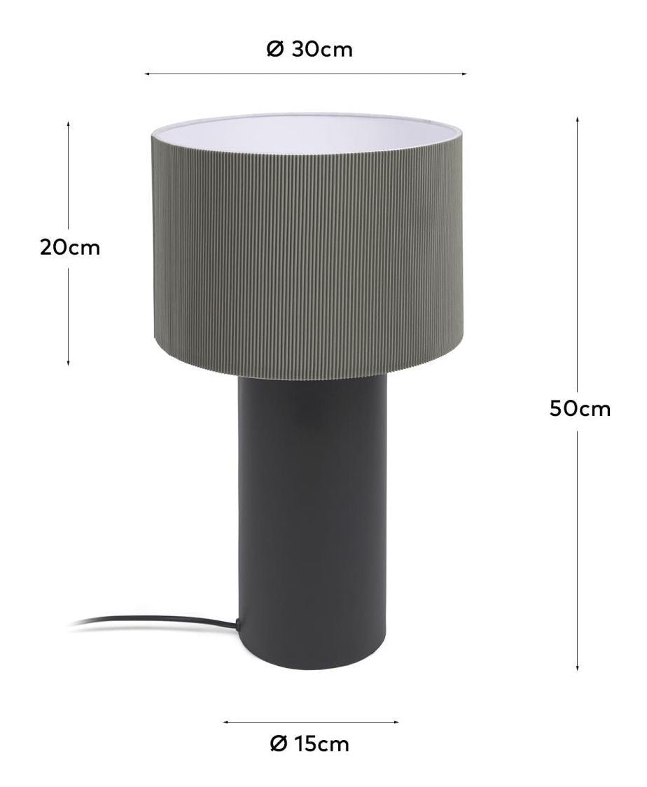 Domicina Table lamp - Black/gray