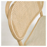 Doriane Lounge Chair, Massic oak/Beige