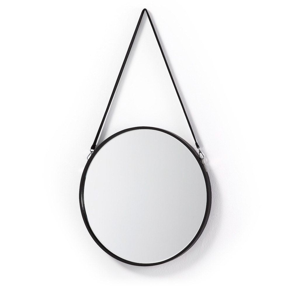 Kave Home Ertrin Mirror with Leather