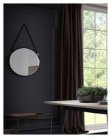 Kave Home Ertrin Mirror with Leather