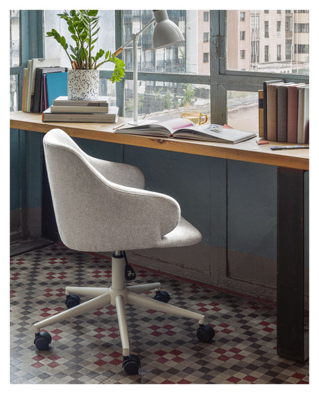 Einara Office chair, light gray