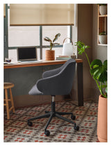 Einara Office Chair, Dark Gray