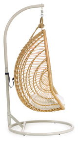 Ekaterina Hanging Chair w. base - Rattan