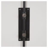 Eleazar Wall lamp in black painted metal