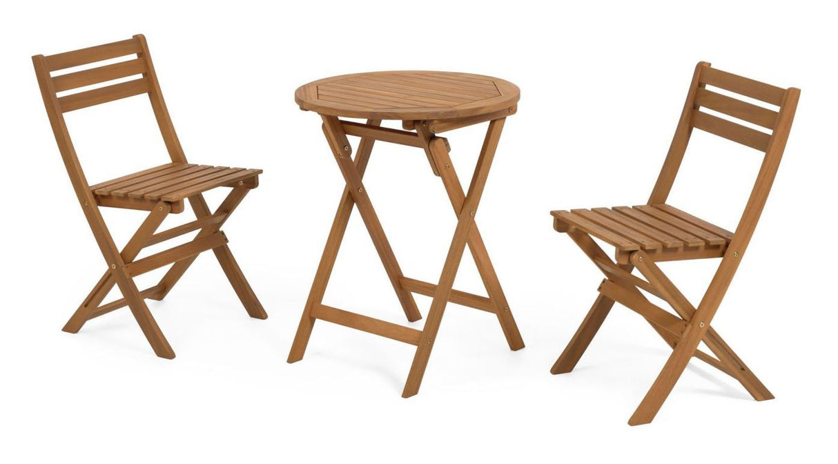 Elisia Café set Solid Acacia