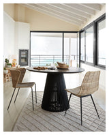 Equal Dining Chair Black/Rattan