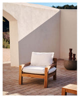 Forcanera Armchair, White teak