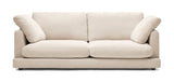 Gala 3-seater sofa, Beige Chenille fabric