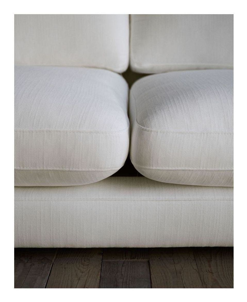 Gala 6-pers. Sofa, White Chenille fabric