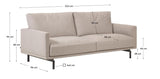 Galene 3-seater sofa - Beige