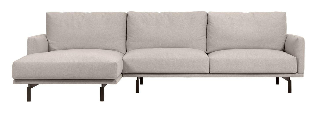 Galene 4-seater sofa with left chaise longue - Beige