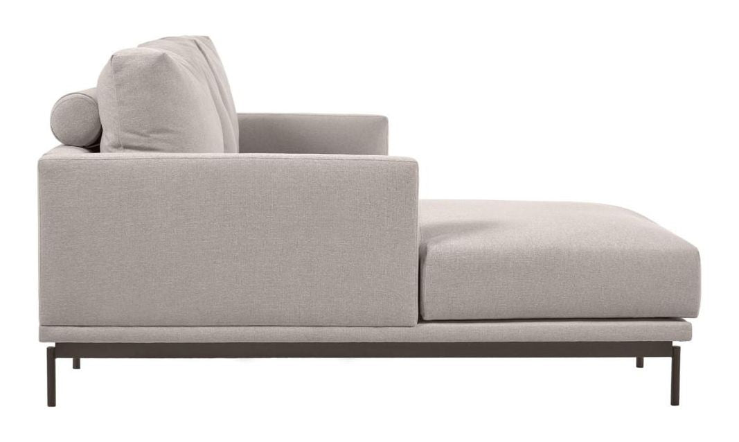 Galene 4-seater sofa with left chaise longue - Beige