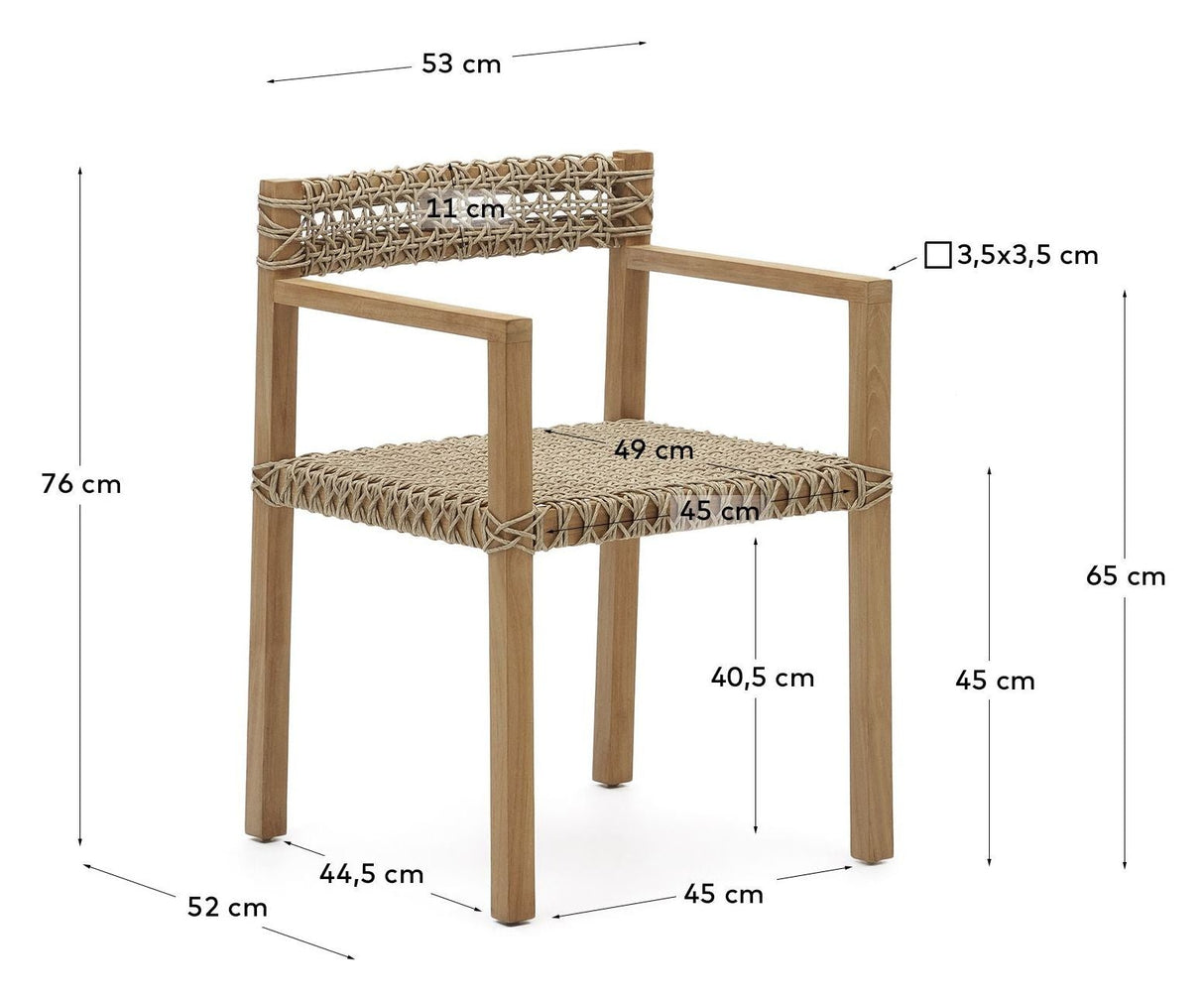 Giverola Garden Chair, Nature