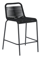 Glenville bar stool SH: 62cm, Black