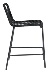 Glenville bar stool SH: 62cm, Black