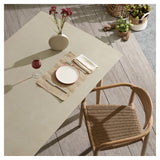 Glynis Dining chair with armrests, Beige rope