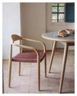 Glynis Dining chair with armrests, Terracotta rope