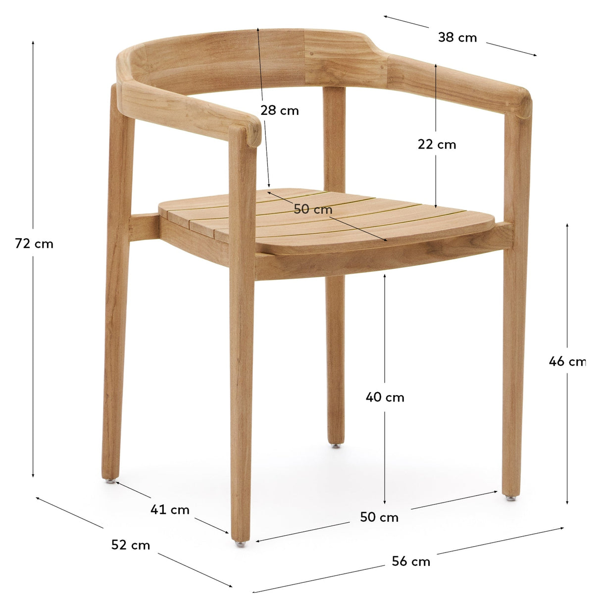 Icaro chair, wood