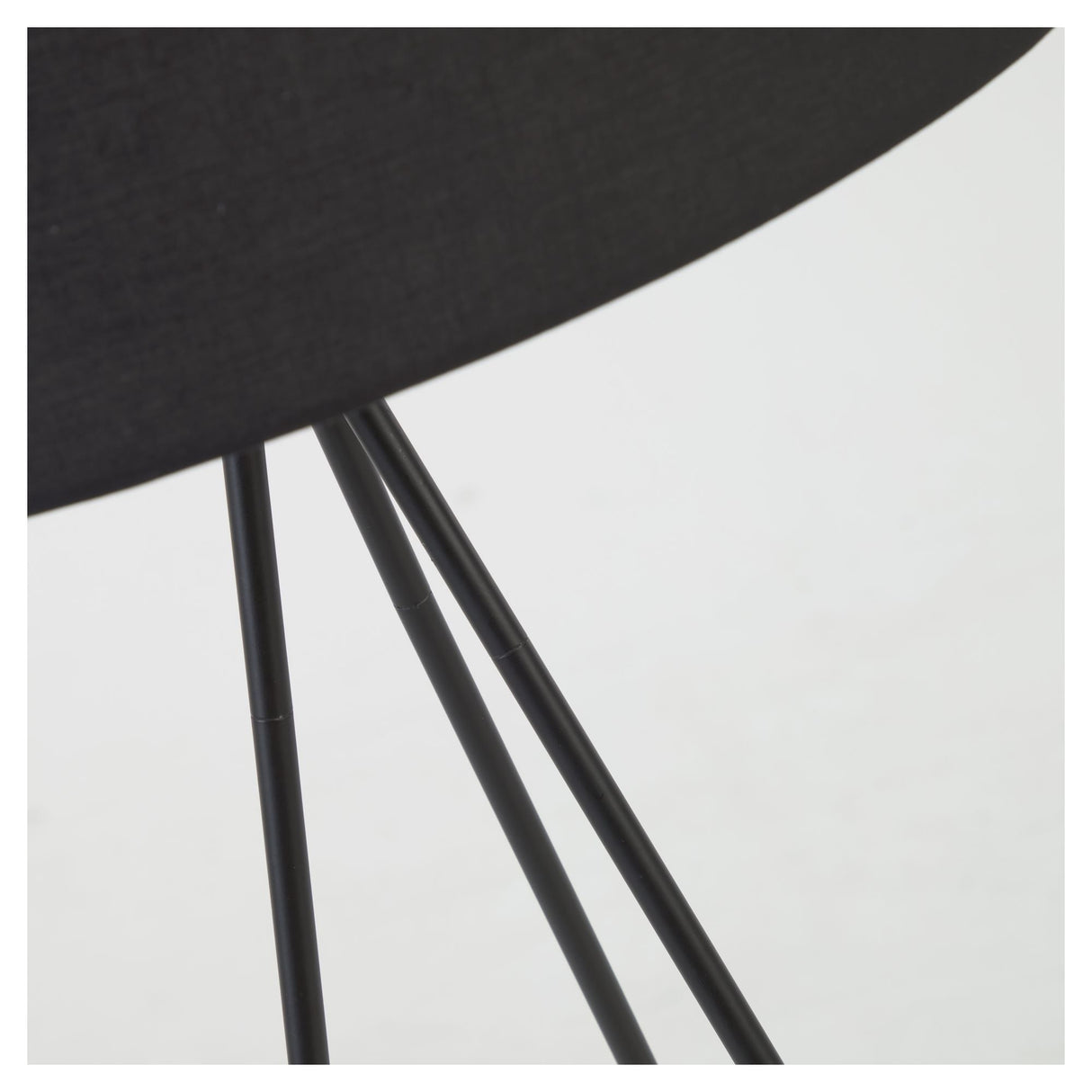 Ikia Floor lamp with 3 legs, Black metal