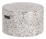 Jenell Lounge Table White Terrazzo-look, Ø52